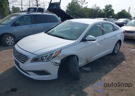 2017 Hyundai Sonata Se z USA, uszkodzony, nr VIN 5NPE24AF2HH549448